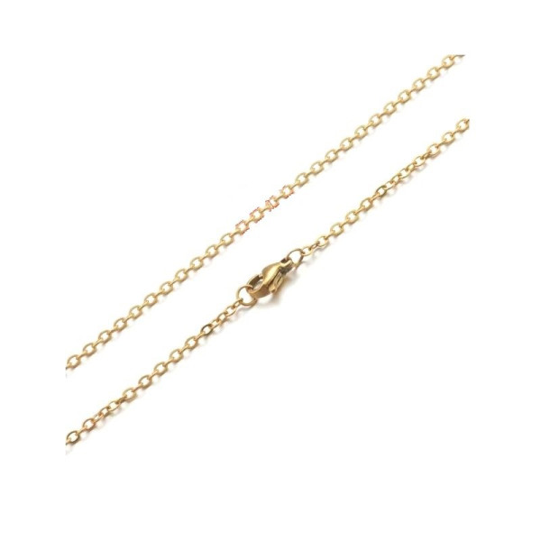 Ocelový řetízek tenký 1MM/50CM (1)