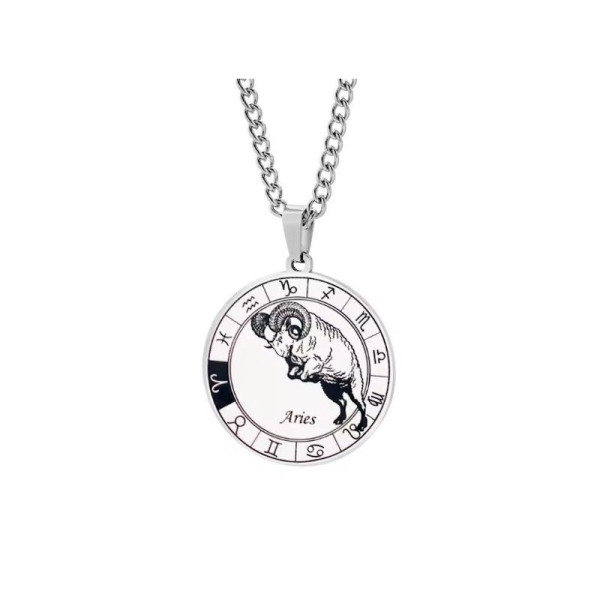 Ocelový náhrdelník znamení ZVĚROKRUHU (3)