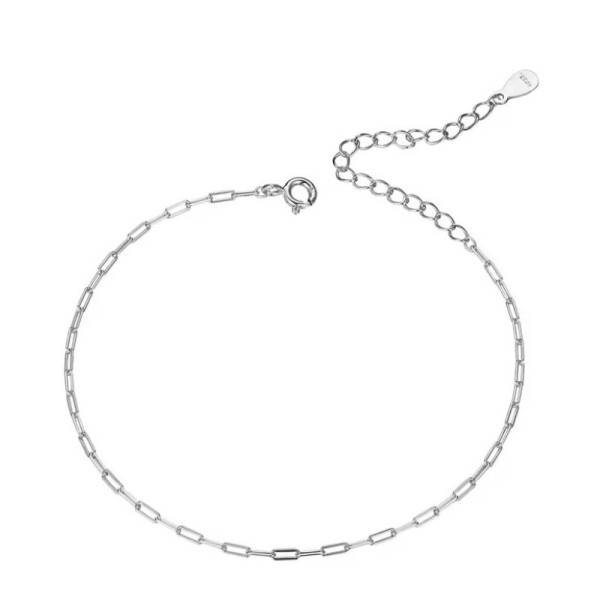 Stříbrný řetízkový náramek (1)