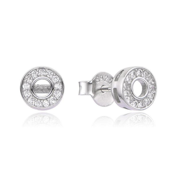 Stříbrné náušnice CIRCLE (1)