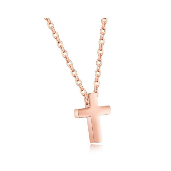Ocelový náhrdelník křížek malý (5)