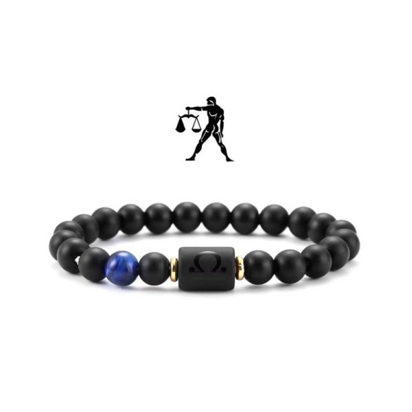 Náramek obsidián VODNÁŘ (1)