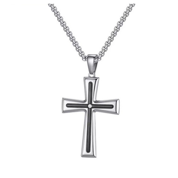 Pánský náhrdelník kříž (1)