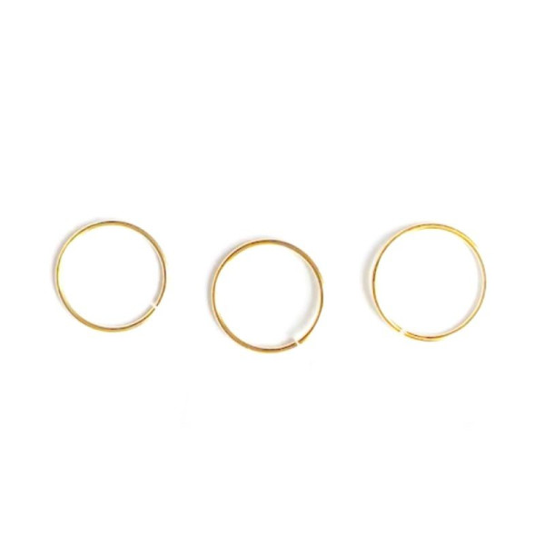 Stříbrný piercing KROUŽEK GOLD (1)