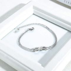 Ocelový náramek ∞ (2)