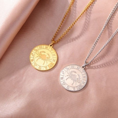 Ocelový náhrdelník znamení RAK (2)