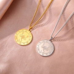 Ocelový náhrdelník znamení ŠTÍR (2)