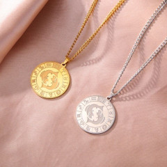 Ocelový náhrdelník znamení RYBY (2)