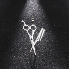 Ocelový přívěsek HAIRDRESSER (2)