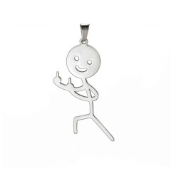 Ocelový přívěsek PANÁČEK