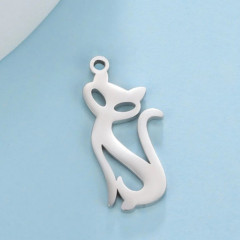 Ocelový přívěsek LADY CAT (2)