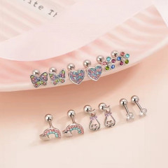 Ocelové náušnice CUTE (3)