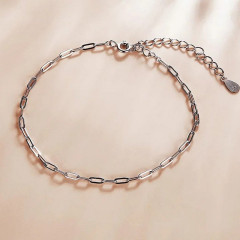 Stříbrný řetízkový náramek (3)