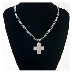 Ocelový náhrdelník kříž rovnostranný (4)