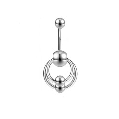 Piercing do pupíku 2v1