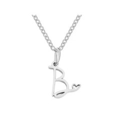 Ocelový náhrdelník přívěsek písmeno A-Z ♥ (8)