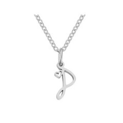 Ocelový náhrdelník přívěsek písmeno A-Z ♥ (22)