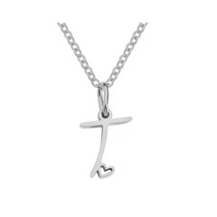 Ocelový náhrdelník přívěsek písmeno A-Z ♥ (25)