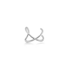 Stříbrný CLIP na ucho CROSS (1)