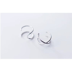 Stříbrný CLIP na ucho LINE (3)