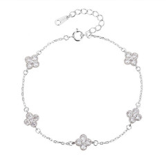 Stříbrný set řetízku a náramku (3)