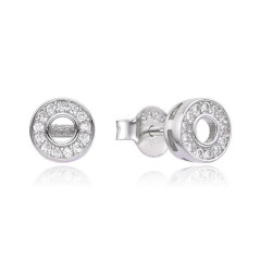 Stříbrné náušnice CIRCLE