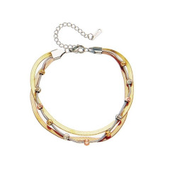 Ocelový náramek THREE COLOURS