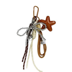 Přívěsek na kabelku HVĚZDA&SRDCE