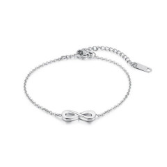 Ocelový náramek ∞