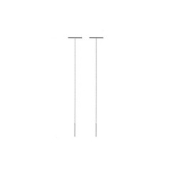 Stříbrné provlékací náušnice SIMPLE