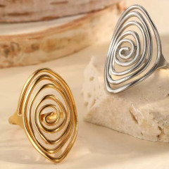 Ocelový otevřený prsten (2)