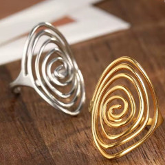 Ocelový otevřený prsten (3)