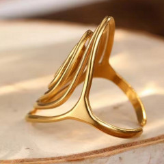 Ocelový otevřený prsten (4)