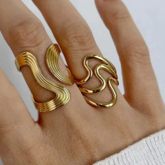 Ocelový otevřený prsten (4)