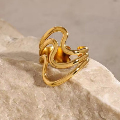 Ocelový otevřený prsten (2)