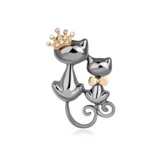 Brož GRAY CATS