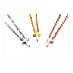 Ocelový náhrdelník křížek (4)