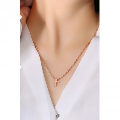 Ocelový náhrdelník křížek (5)