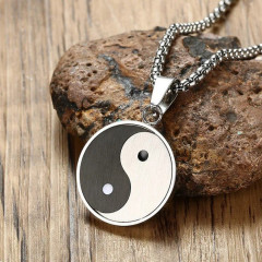 Ocelový náhrdelník  JIN&JANG (2)